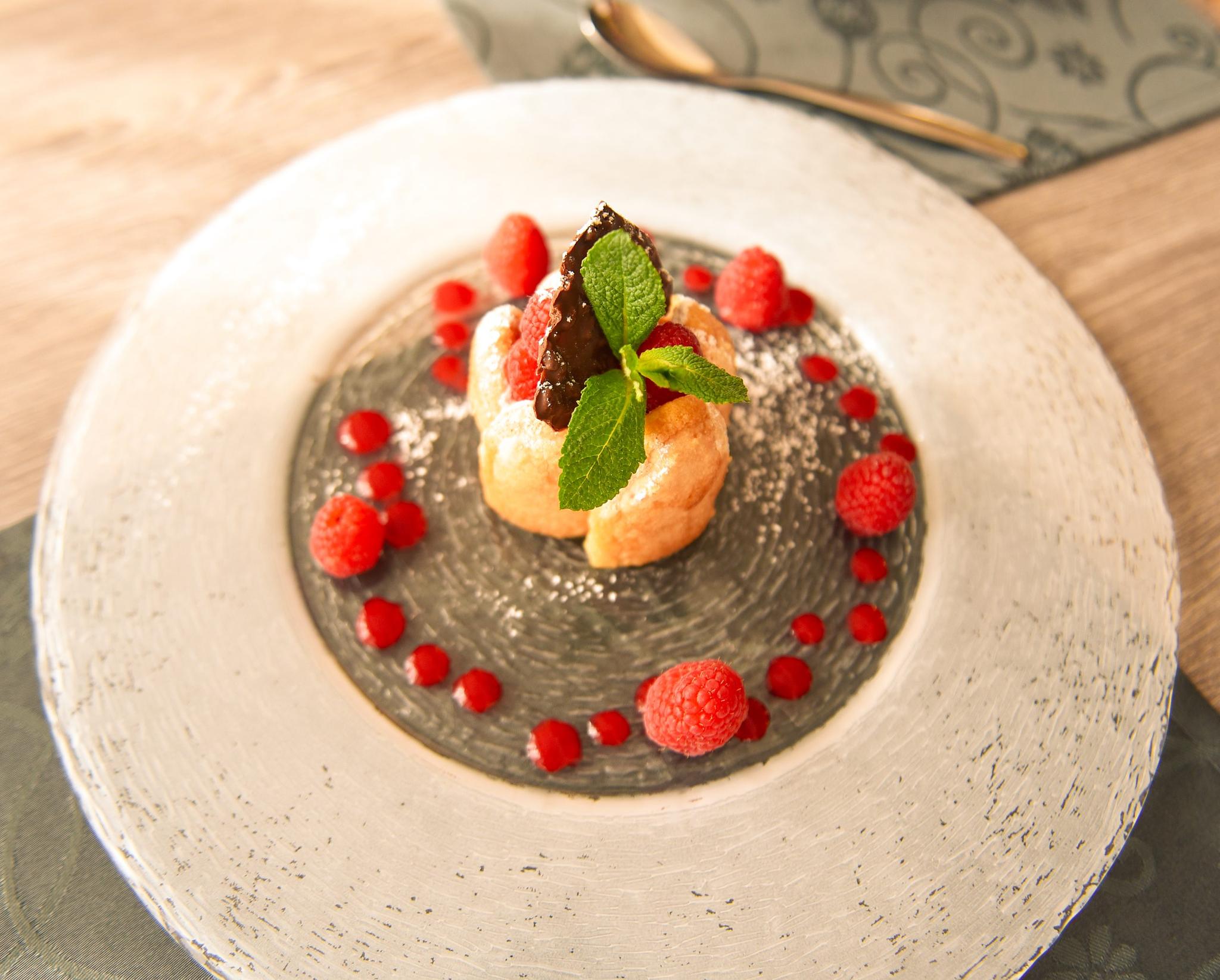 Plat du restaurant de l'Hôtel Ostella